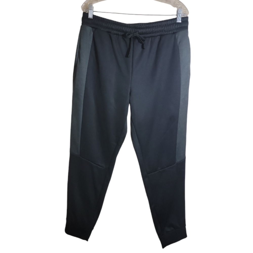 Retrofit men’s large black gray joggers drawstring waist athletic sweatpants